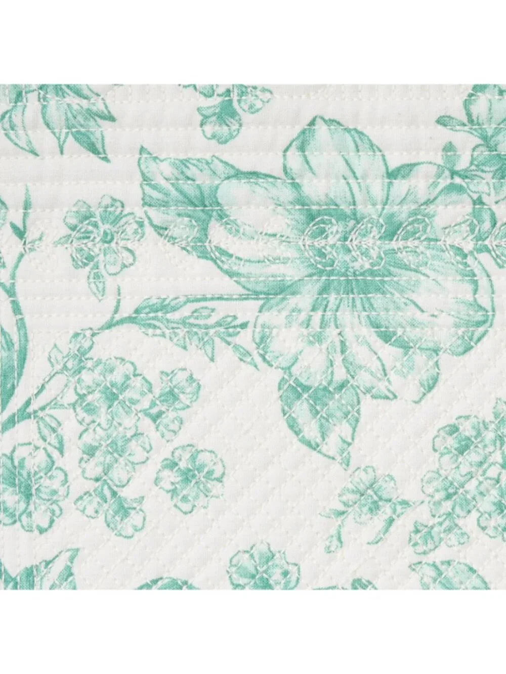 The Pioneer Woman Home Green Kitchen Linens Agatha Quilted Floral Placemats
